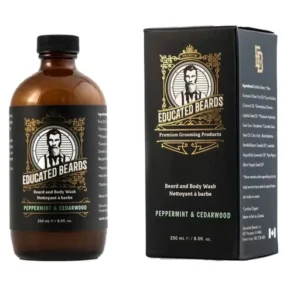 Peppermint Cedarwood Beard and Body Wash 250ml/8.5fl.oz